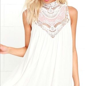 White dress (worn once)